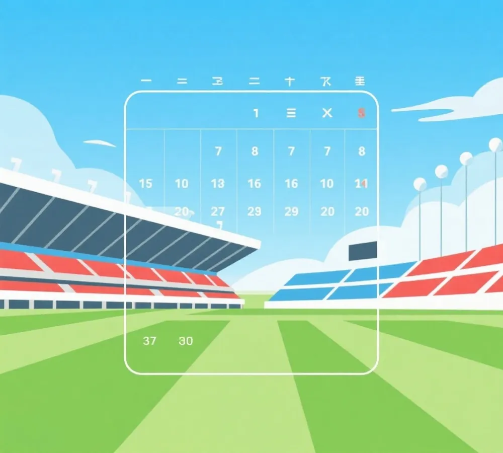 赛程与观赛计划示意图