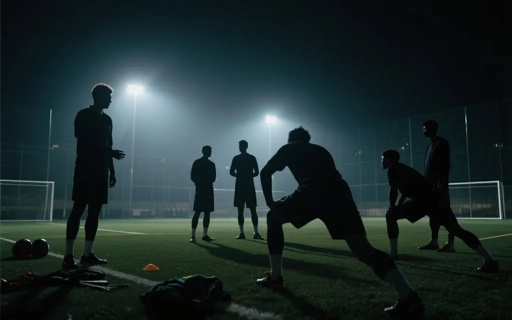 球员在赛前训练场进行恢复与战术演练，强调决赛前一周备战节奏